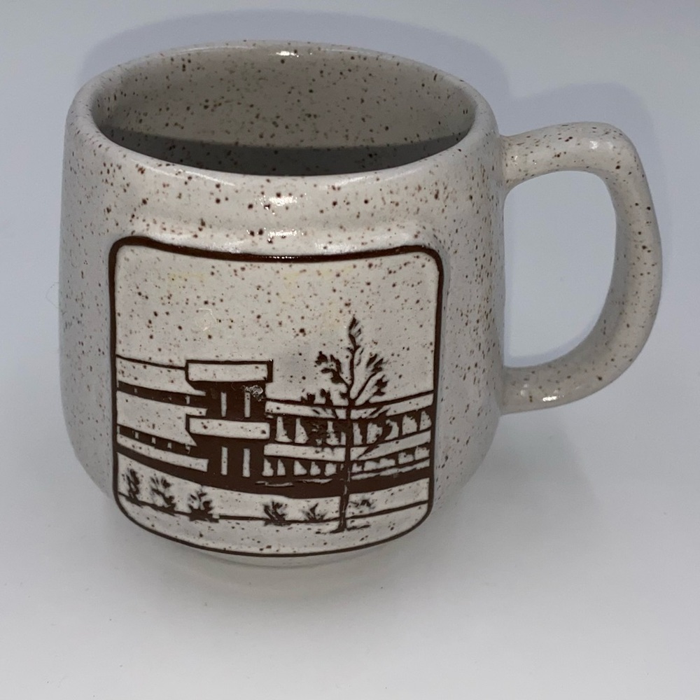 Vintage Onion River Pottery Coffee Tea Mug Speckled Collectible HH01